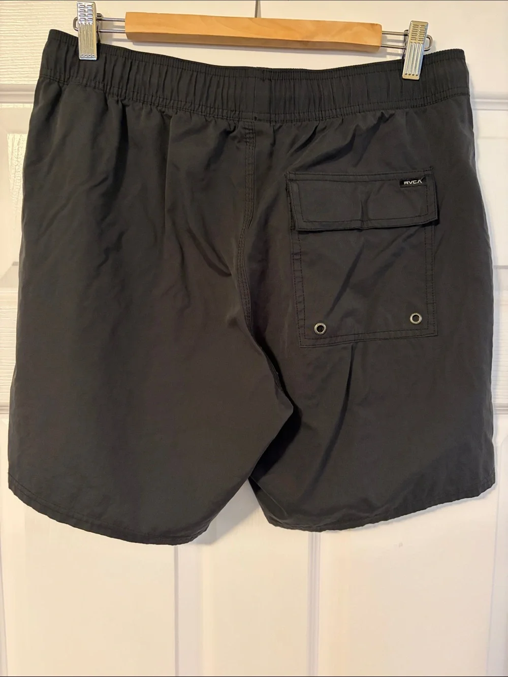 RVCA Black Boardshorts with Back Pocket - Picture 2 of 7